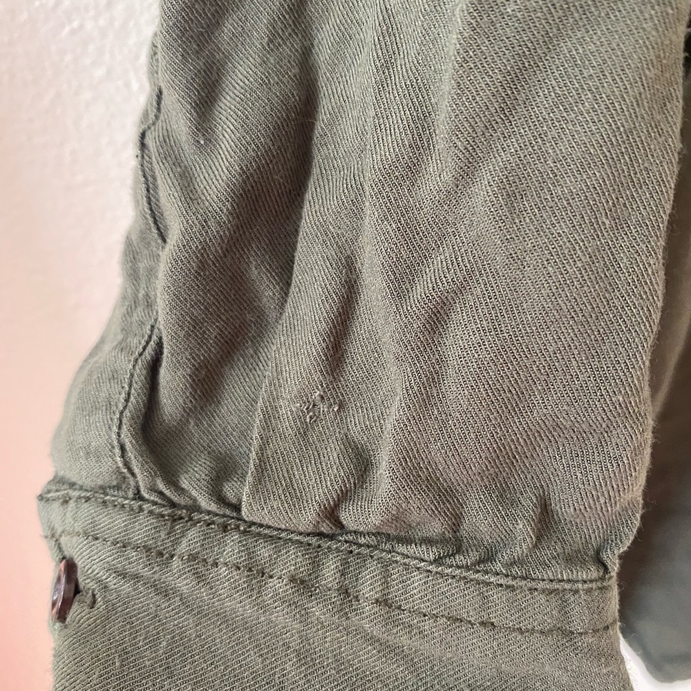 BDG Urban Outfitters Olive Green Button Down Dress - Picture 6 of 12